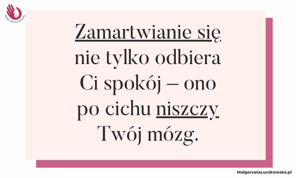 jak przestać się zamartwiać - grafika